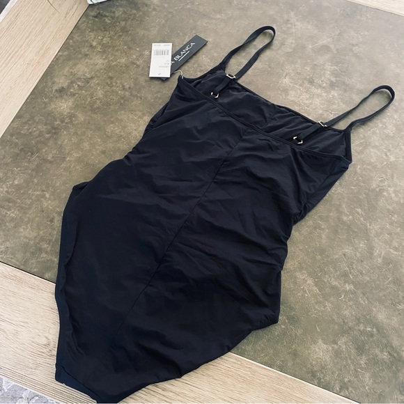 Island Goddess Rouched Body Lingerie Mio One Piece Swimsuit - Picture 8 of 12